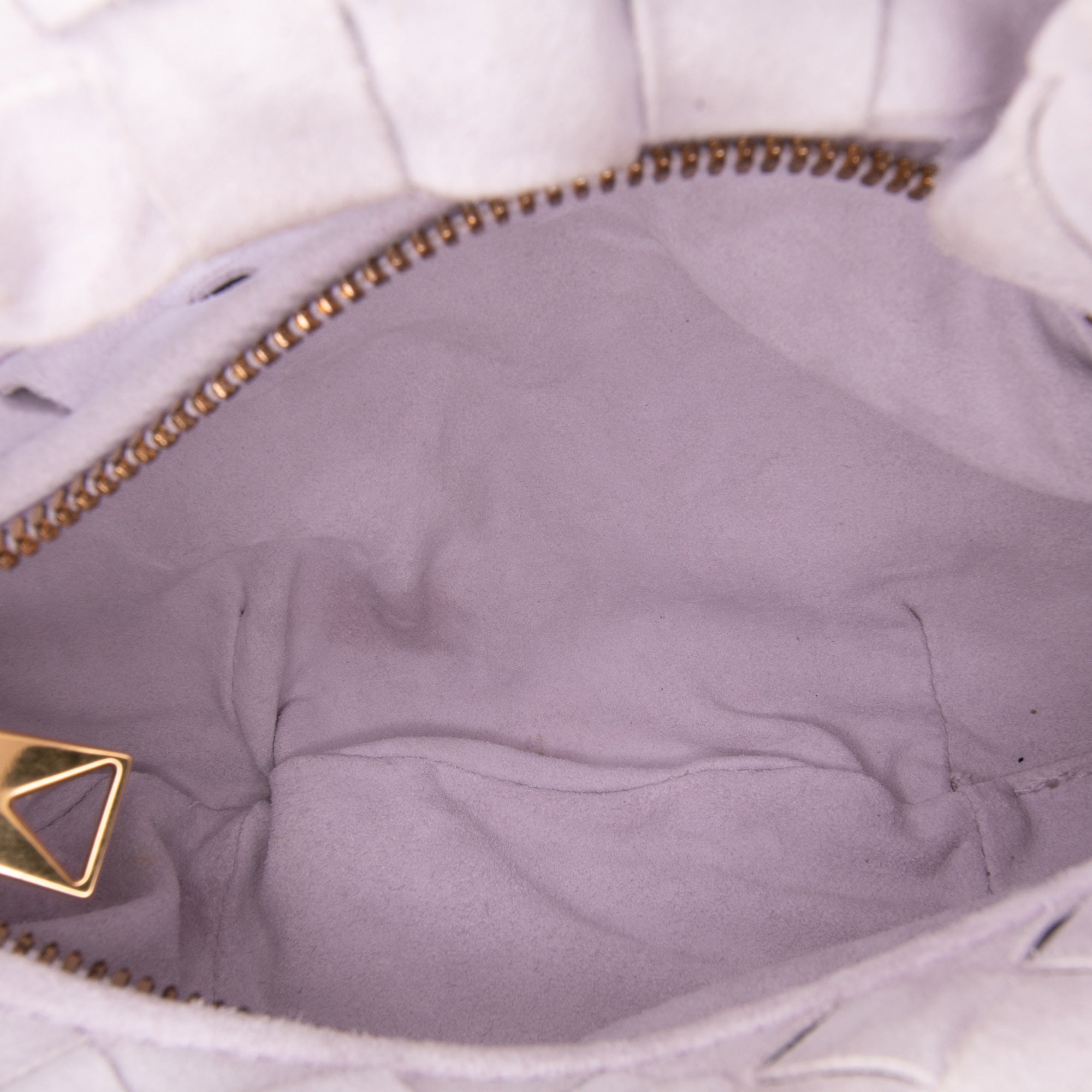 Bottega Veneta Mini Suede Intrecciato Jodie