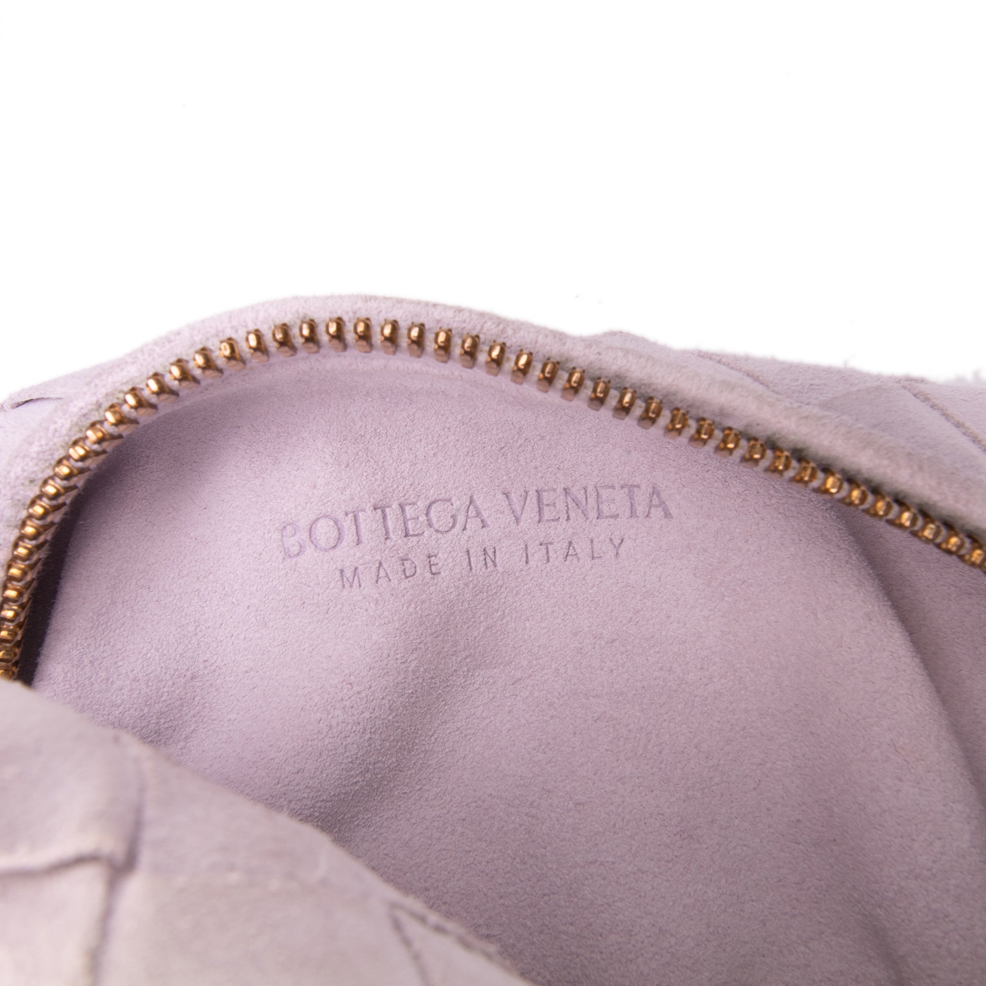 Bottega Veneta Mini Suede Intrecciato Jodie