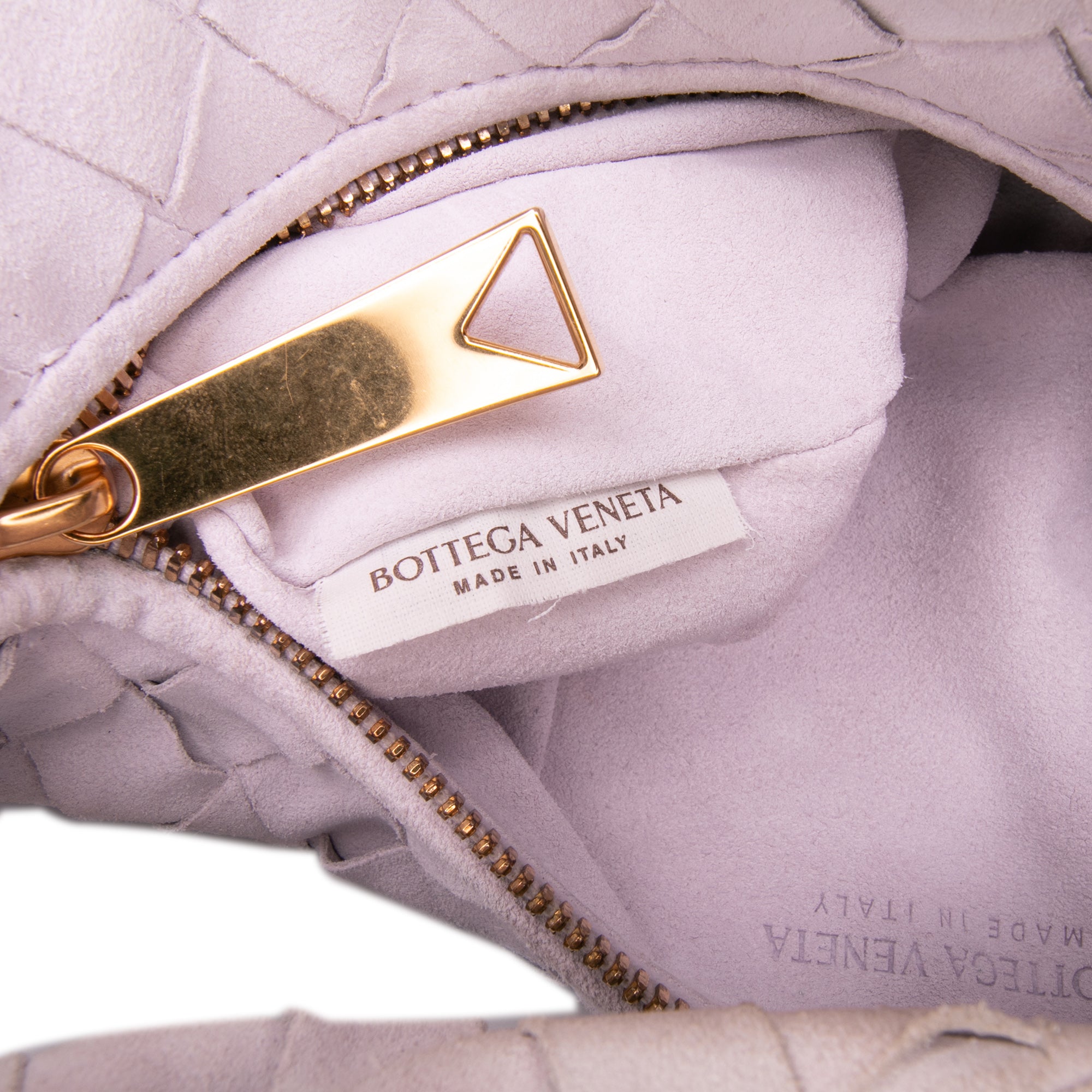 Bottega Veneta Mini Suede Intrecciato Jodie
