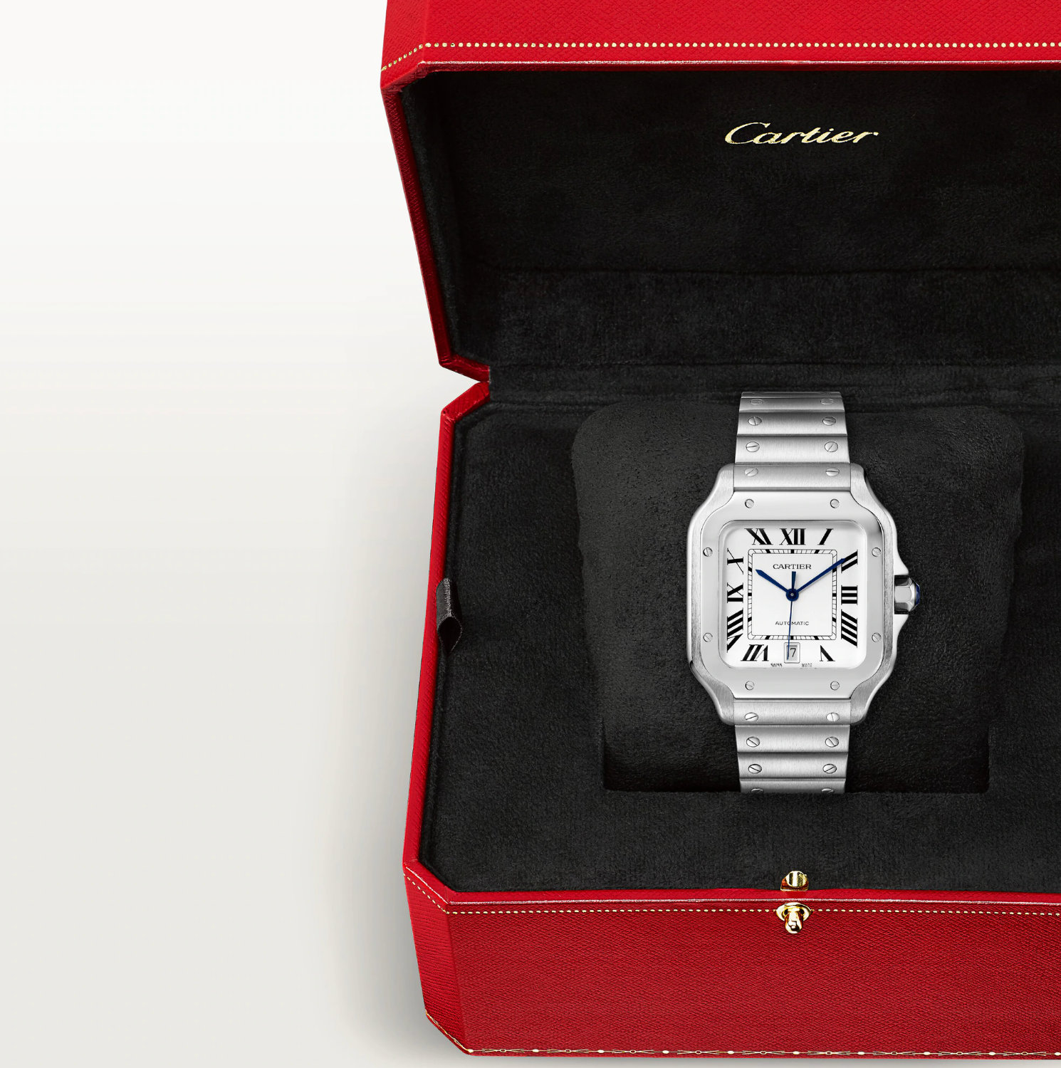 Cartier Santos de Cartier Large Automatic Watch 39.8mm Steel