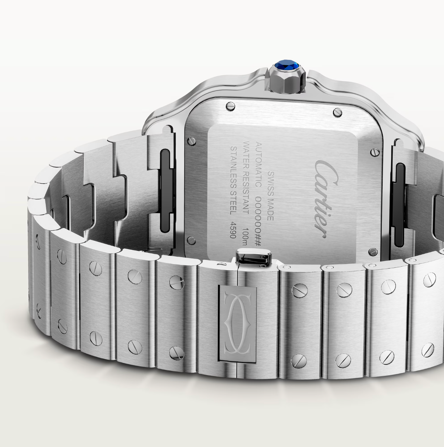 Cartier Santos de Cartier Dual Time Large Automatic Watch