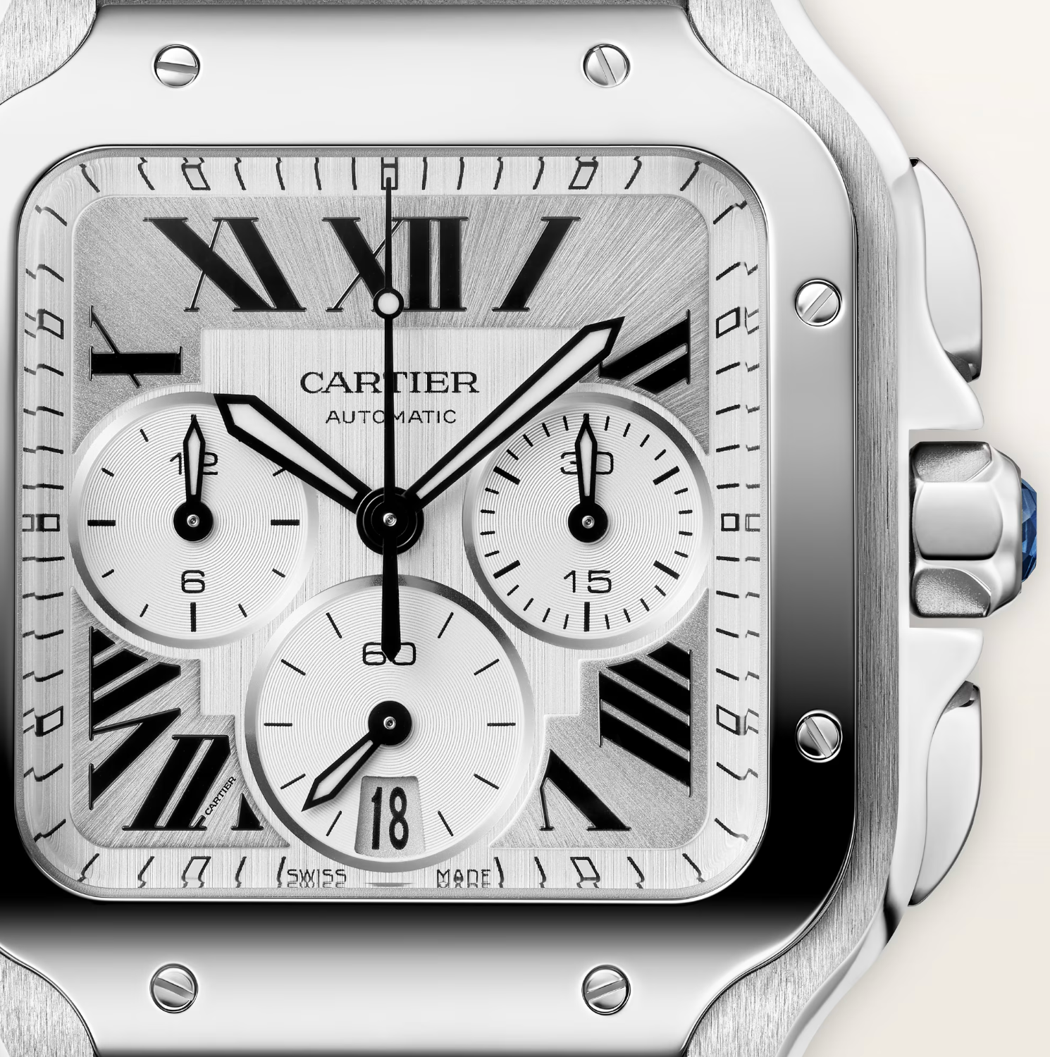 Cartier Santos de Cartier Chronograph Large Automatic Watch