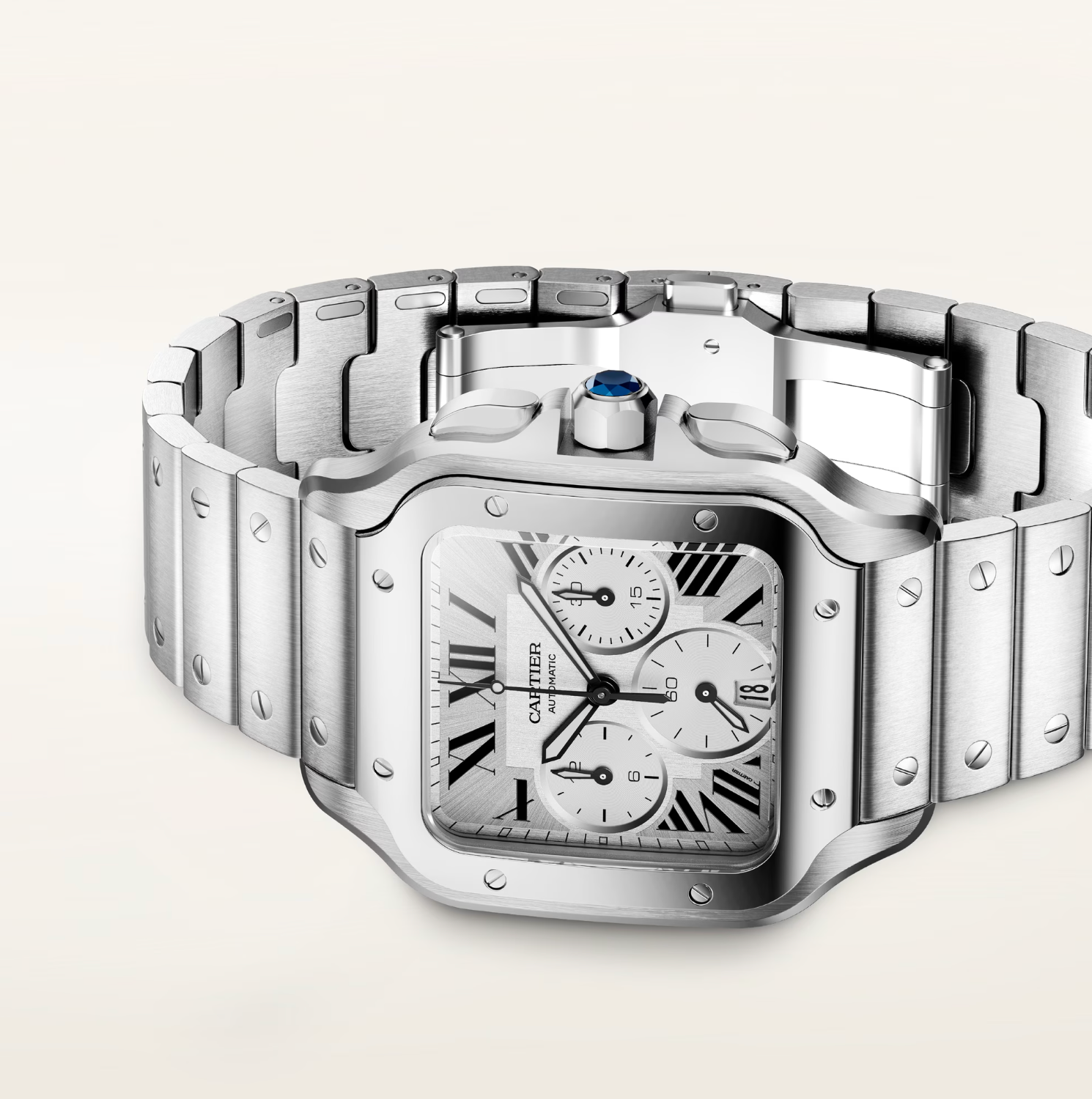 Cartier Santos de Cartier Chronograph Large Automatic Watch