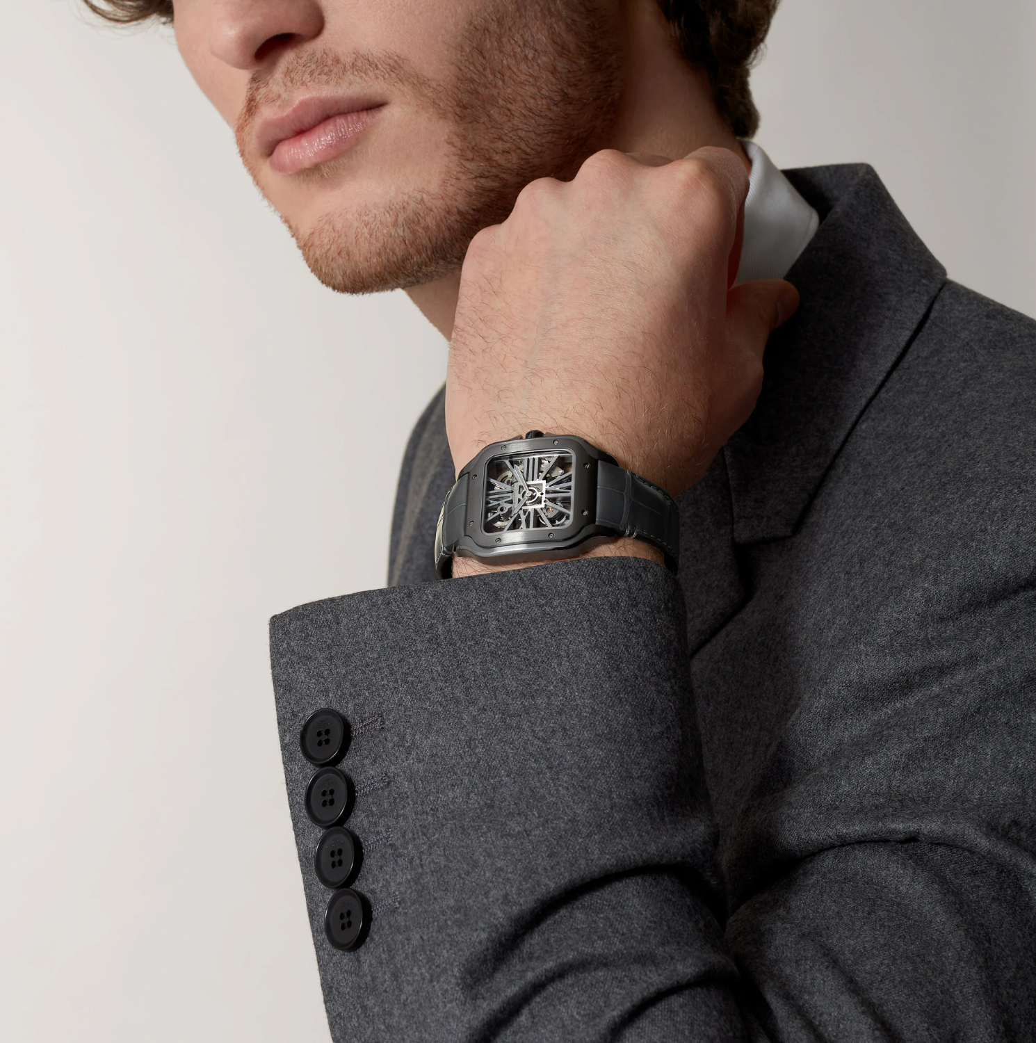 Cartier Santos Skeleton ADLC Large Watch