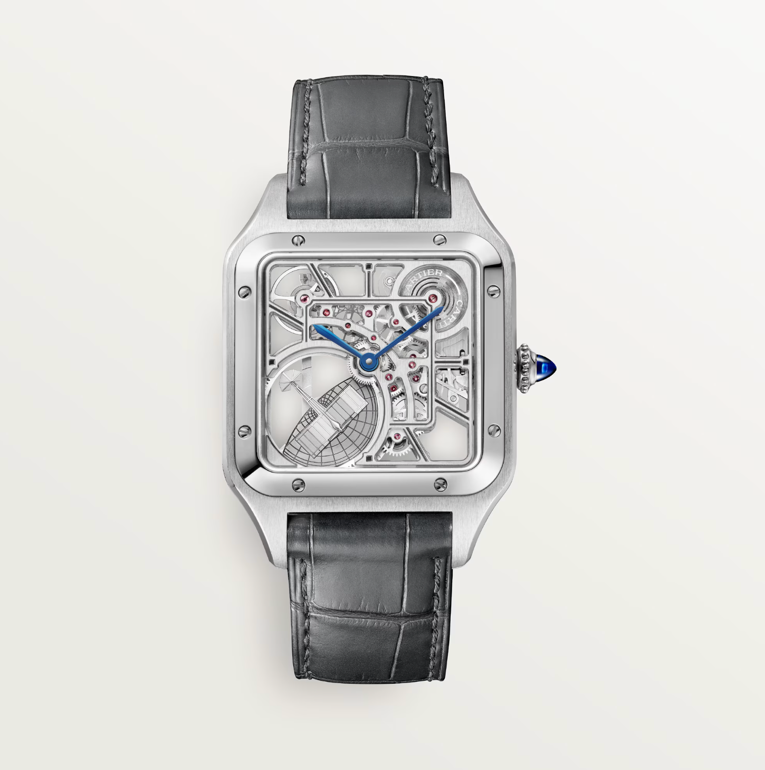 Cartier Santos-Dumont Skeleton Micro-Rotor Watch
