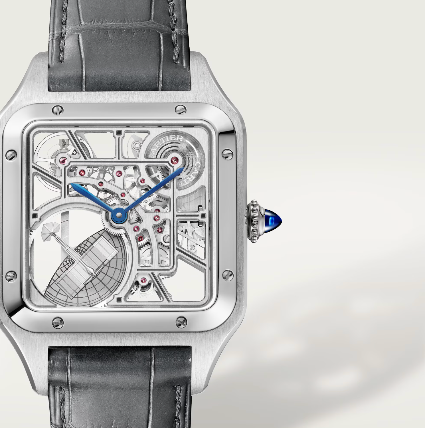 Cartier Santos-Dumont Skeleton Micro-Rotor Watch