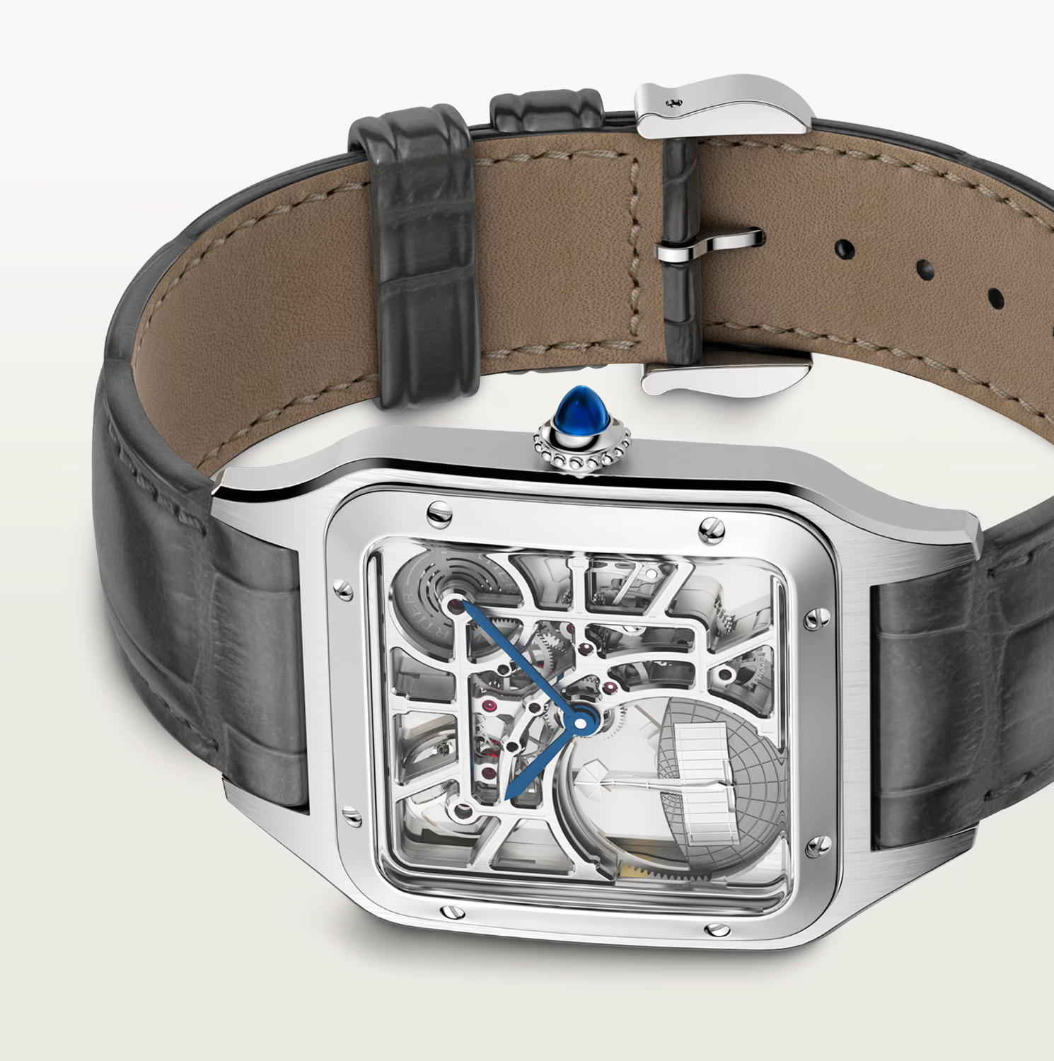 Cartier Santos-Dumont Skeleton Micro-Rotor Watch