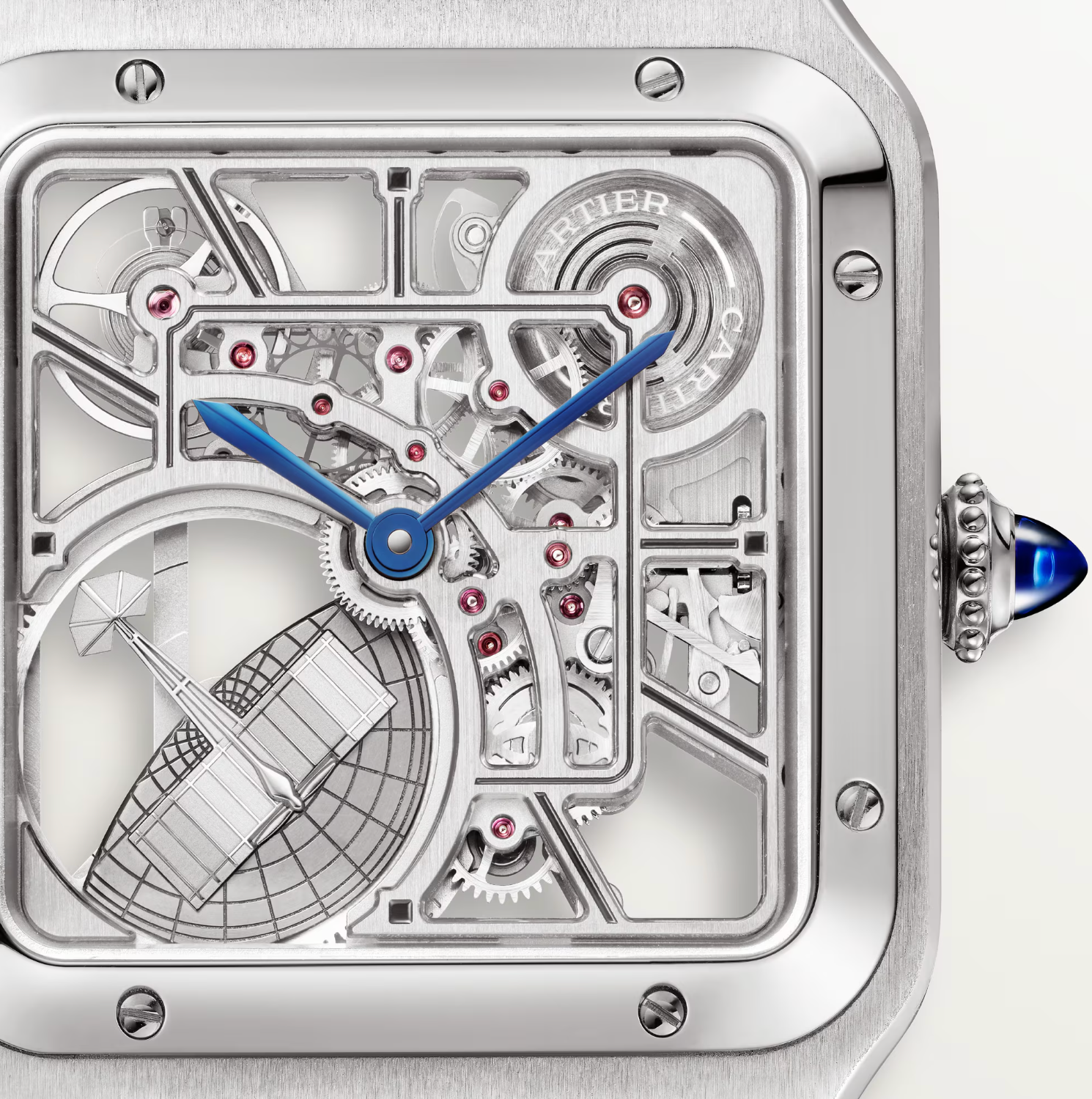 Cartier Santos-Dumont Skeleton Micro-Rotor Watch