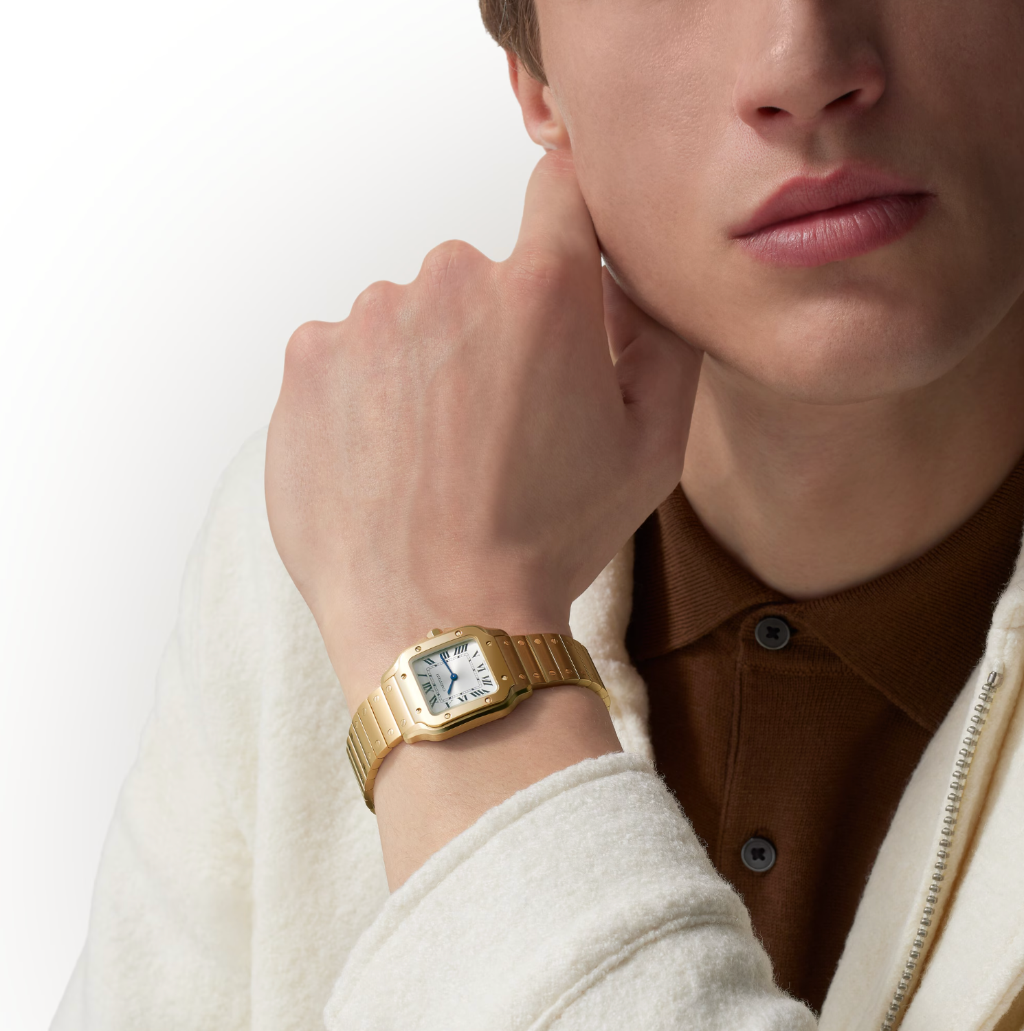 Cartier Santos de Cartier Small Yellow Gold Watch