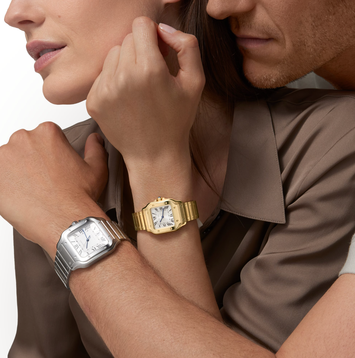 Cartier Santos de Cartier Small Yellow Gold Watch