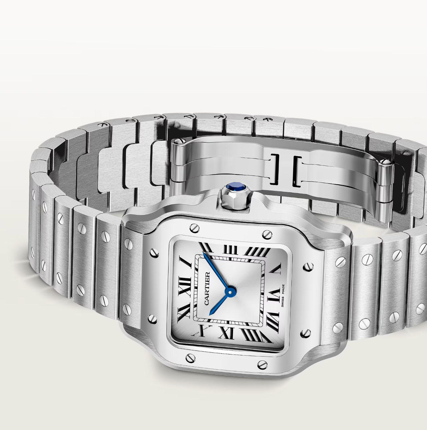 Cartier Santos de Cartier Steel Watch