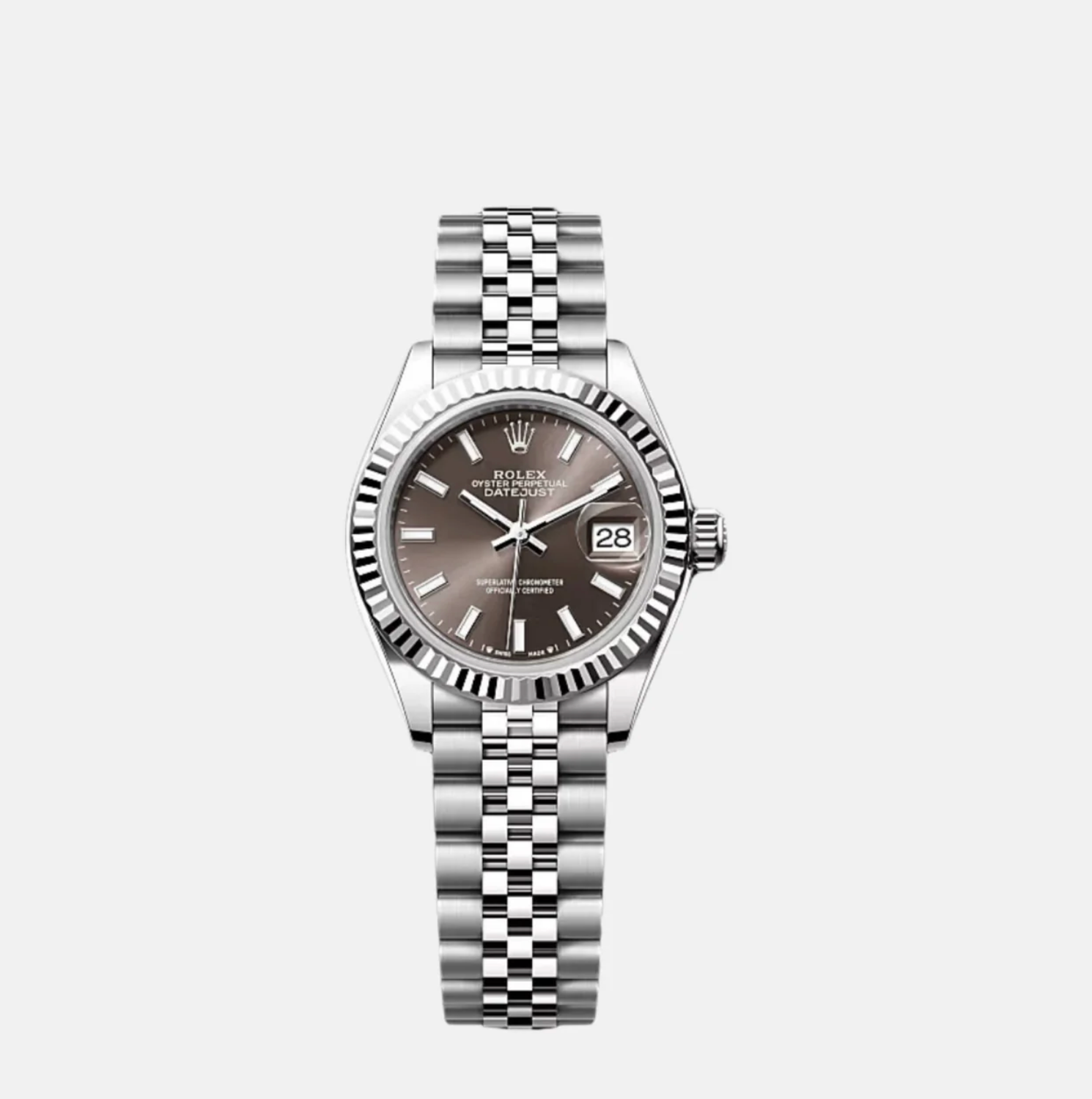 Rolex Lady-Datejust 28 279174 Silver Dial Jubilee Bracelet