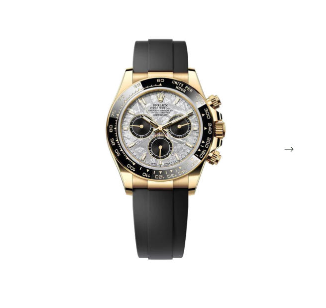 Rolex Cosmograph Daytona Yellow Gold Meteorite Dial Oysterflex 126518LN (2025)