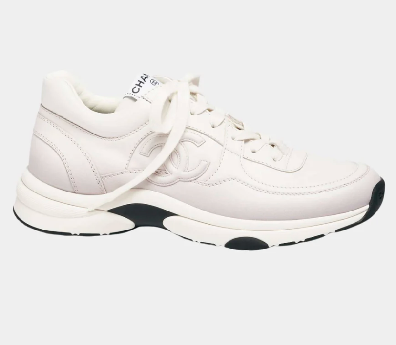 Chanel Trainers Printed Calfskin Light Purple