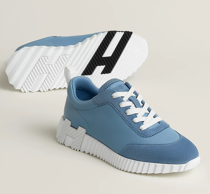 Hermès Bouncing Sneaker Sport Goatskin Bleu Jean