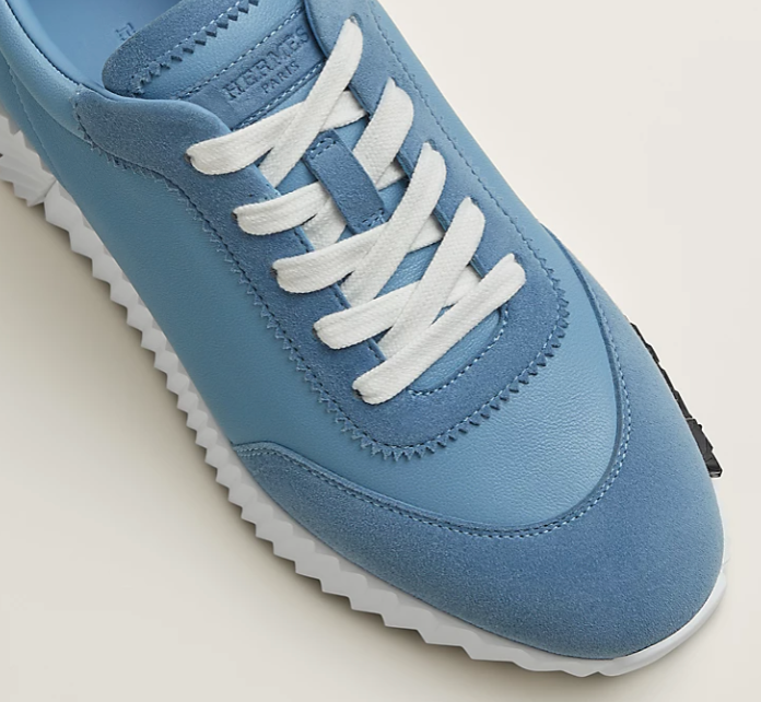 Hermès Bouncing Sneaker Sport Goatskin Bleu Jean