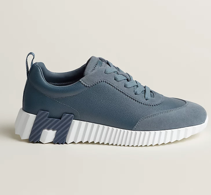 Hermès Bouncing Sneaker Sport Goatskin Bleu Mer
