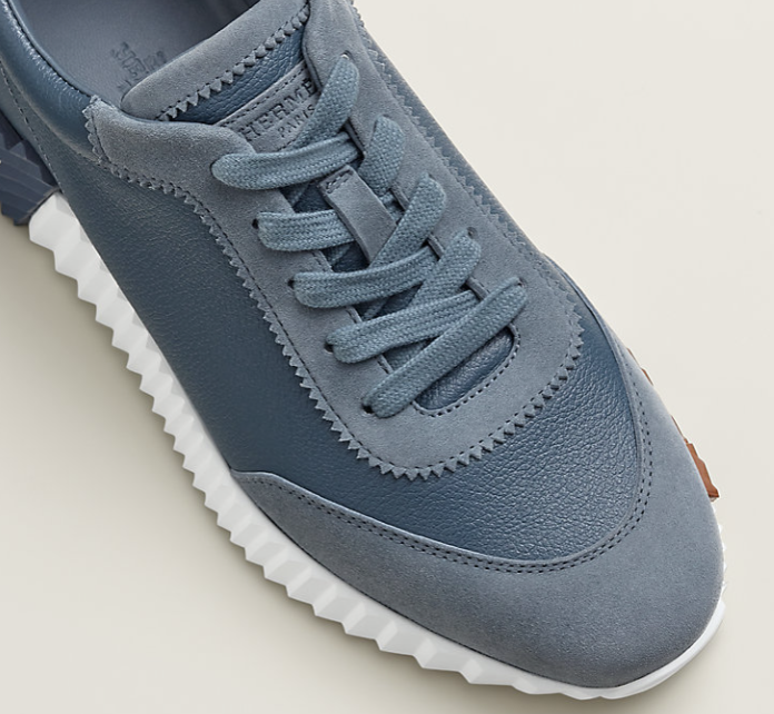 Hermès Bouncing Sneaker Sport Goatskin Bleu Mer
