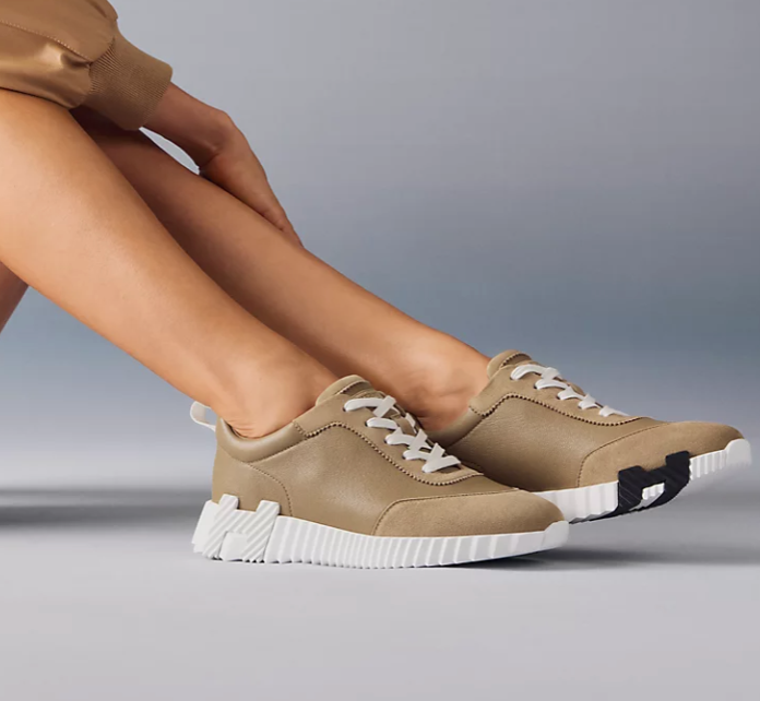 Hermès Bouncing Sneaker Sport Goatskin Kraft