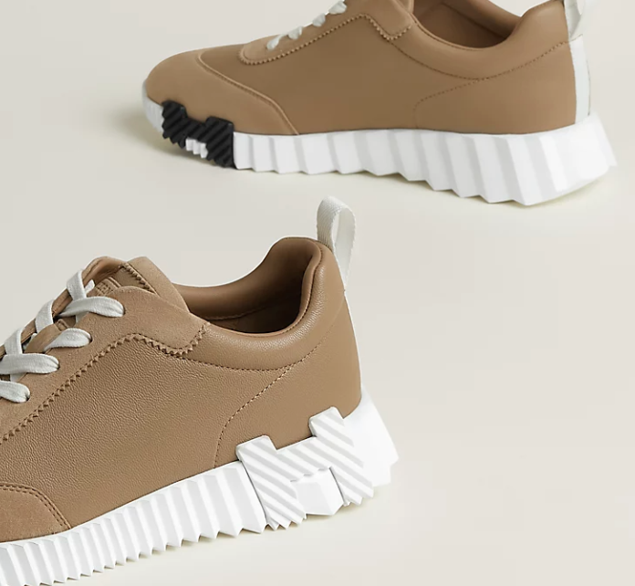 Hermès Bouncing Sneaker Sport Goatskin Kraft