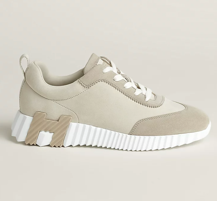 Hermès Bouncing Sneaker Sport Goatskin Beige