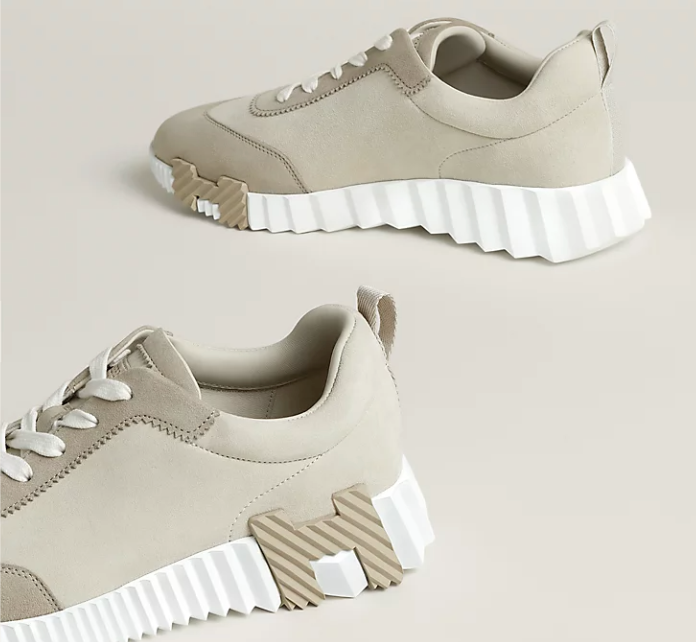 Hermès Bouncing Sneaker Sport Goatskin Beige
