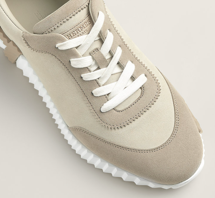 Hermès Bouncing Sneaker Sport Goatskin Beige
