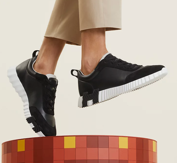 Hermès Bouncing Men’s Sneakers Noir Calfskin
