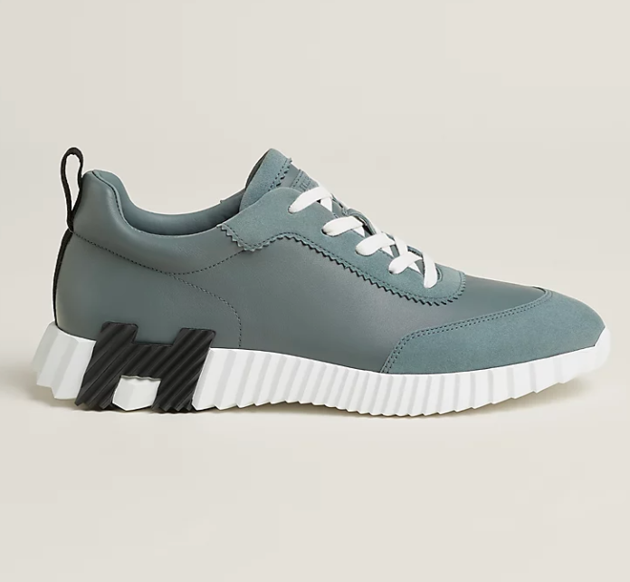 Hermès Bouncing Men’s Sneakers Bleu Tonnerre Calfskin