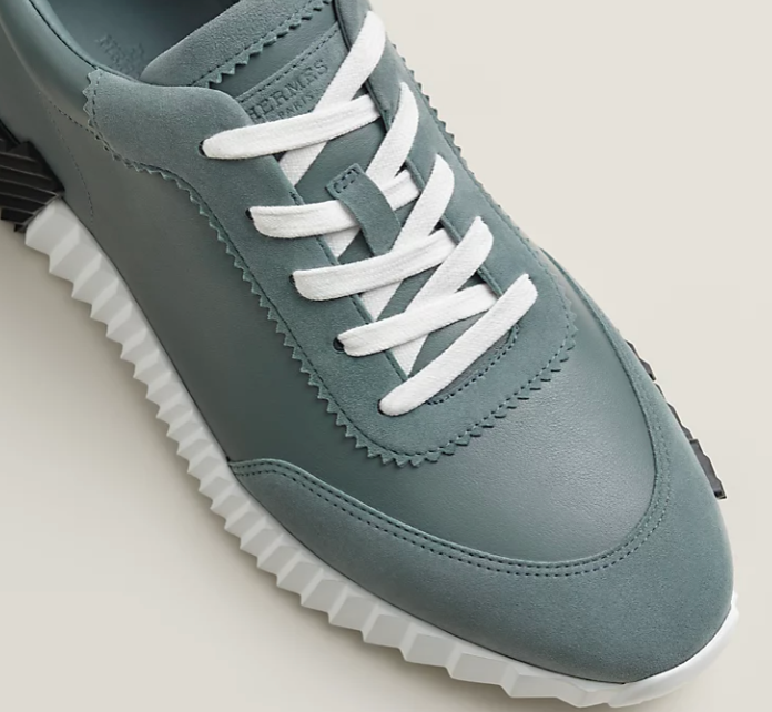 Hermès Bouncing Men’s Sneakers Bleu Tonnerre Calfskin