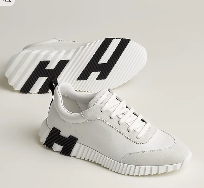 Hermès Bouncing Men’s Sneakers Blanc Calfskin