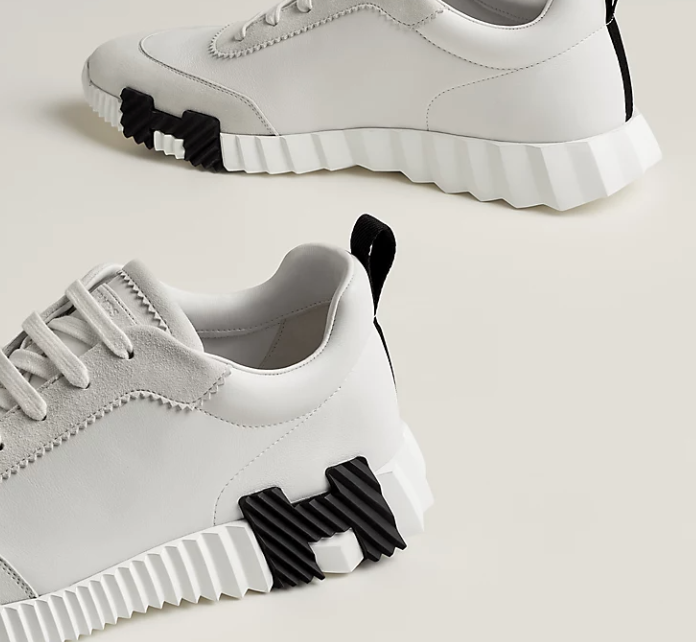 Hermès Bouncing Men’s Sneakers Blanc Calfskin