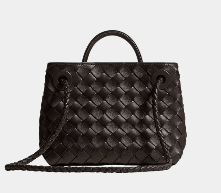 Bottega Veneta Mini Andiamo Intrecciato Bag Fondant