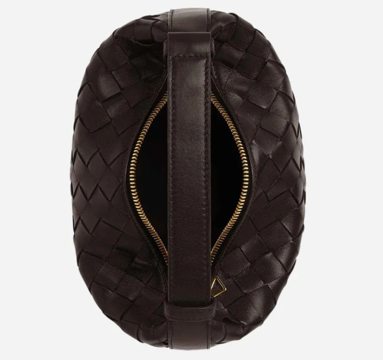 Bottega Veneta Wallace Intrecciato Leather Shoulder Bag Fondant