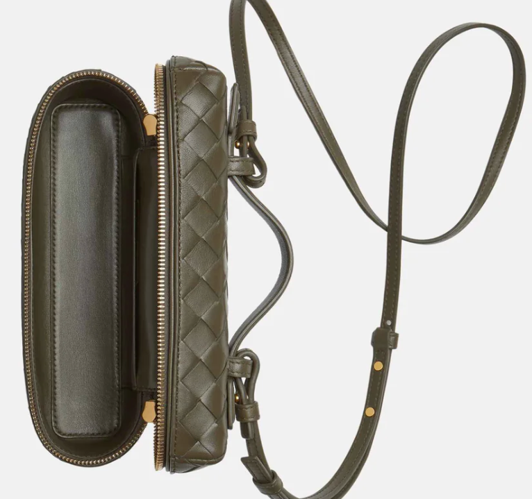 Bottega Veneta Bang Bang Intrecciato Vanity Case Cypress
