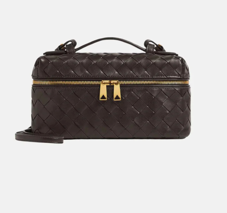 Bottega Veneta Bang Bang Intrecciato Vanity Case Fondant