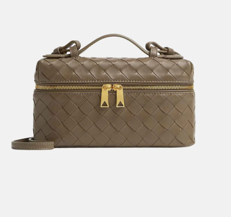 Bottega Veneta Bang Bang Intrecciato Vanity Case Pinecone