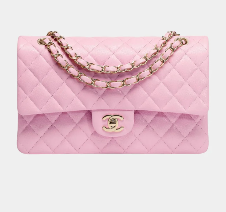 Chanel Classic 11.12 Pink Quilted Handbag
