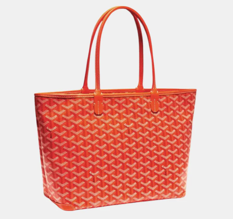 Goyard Artois PM Tote Bag Orange Goyardine