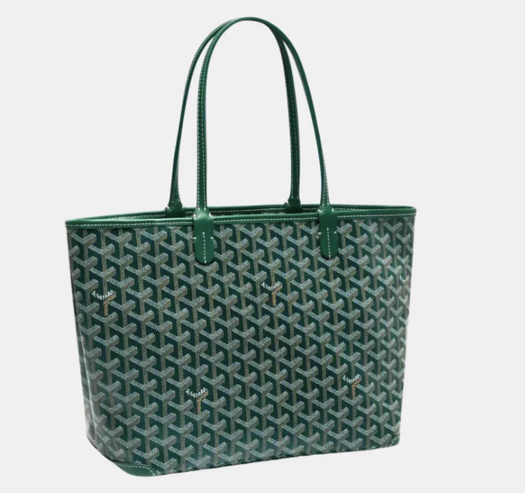 Goyard Artois PM Tote Bag Green Goyardine