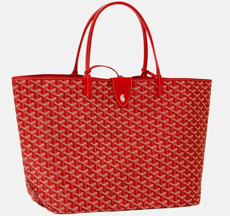 Goyard Saint Louis GM Tote Bag Red Goyardine