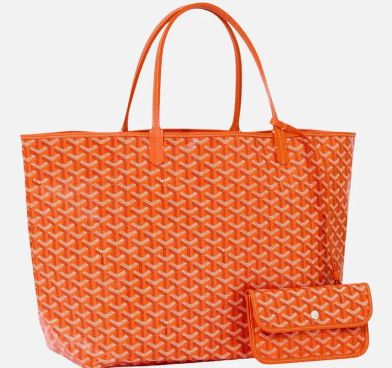 Goyard Saint Louis GM Tote Bag Orange Goyardine