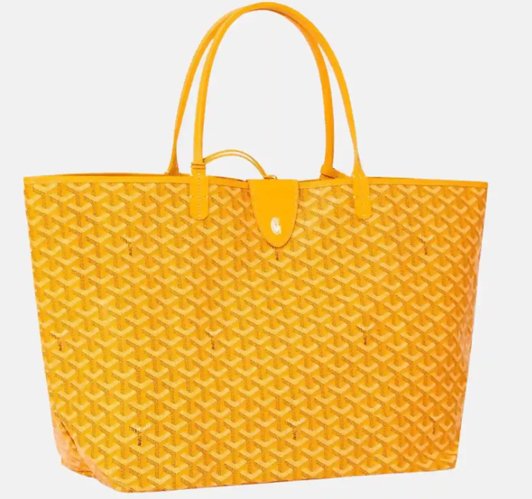 Goyard Saint Louis GM Tote Bag Yellow Goyardine