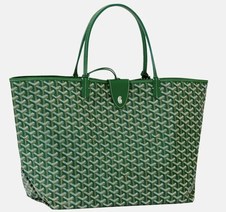 Goyard Saint Louis GM Tote Bag Green Goyardine