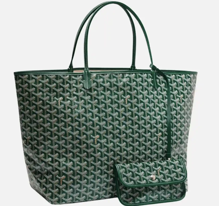 Goyard Saint Louis GM Tote Bag Green Goyardine