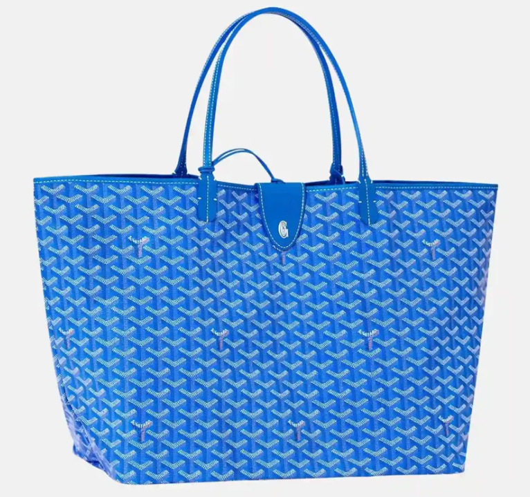 Goyard Saint Louis GM Tote Bag Sky Blue Goyardine