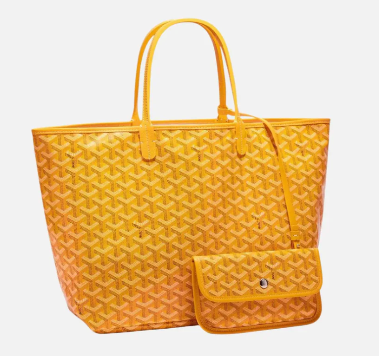 Goyard Saint Louis PM Tote Bag Yellow Goyardine