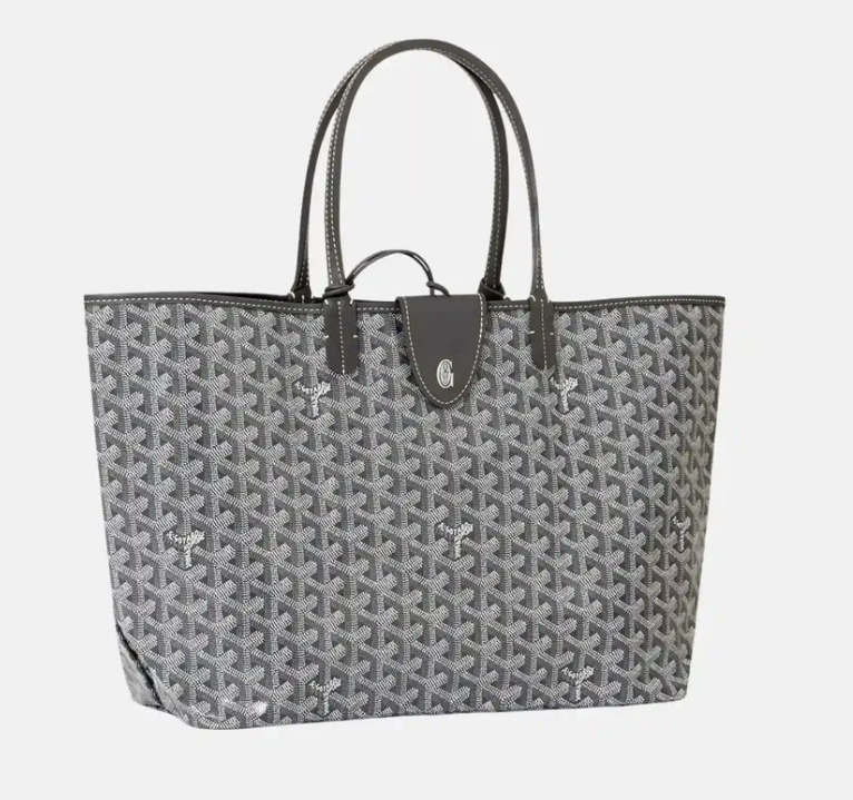 Goyard Saint Louis PM Tote Bag Grey Goyardine