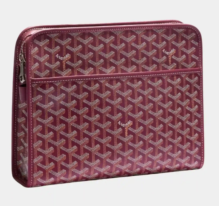 Goyard Jouvence GM Toiletry Bag Burgundy Goyardine