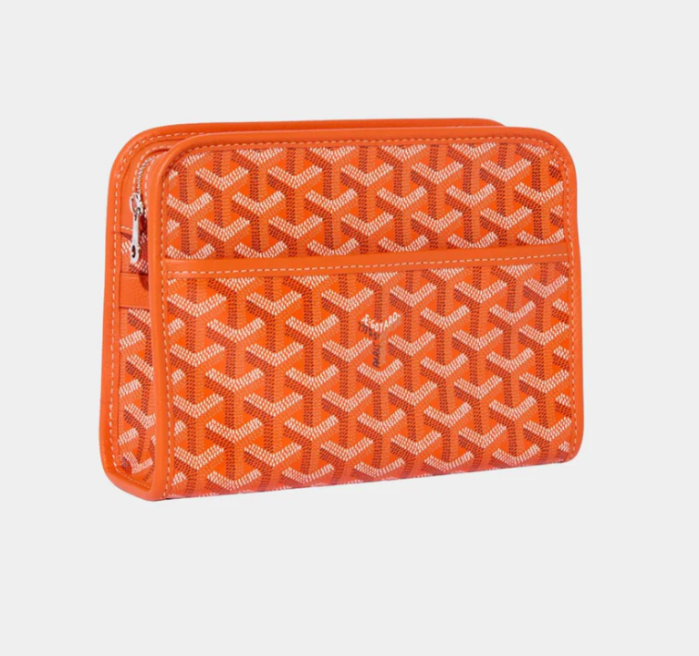Goyard Jouvence PM Toiletry Bag Orange Goyardine